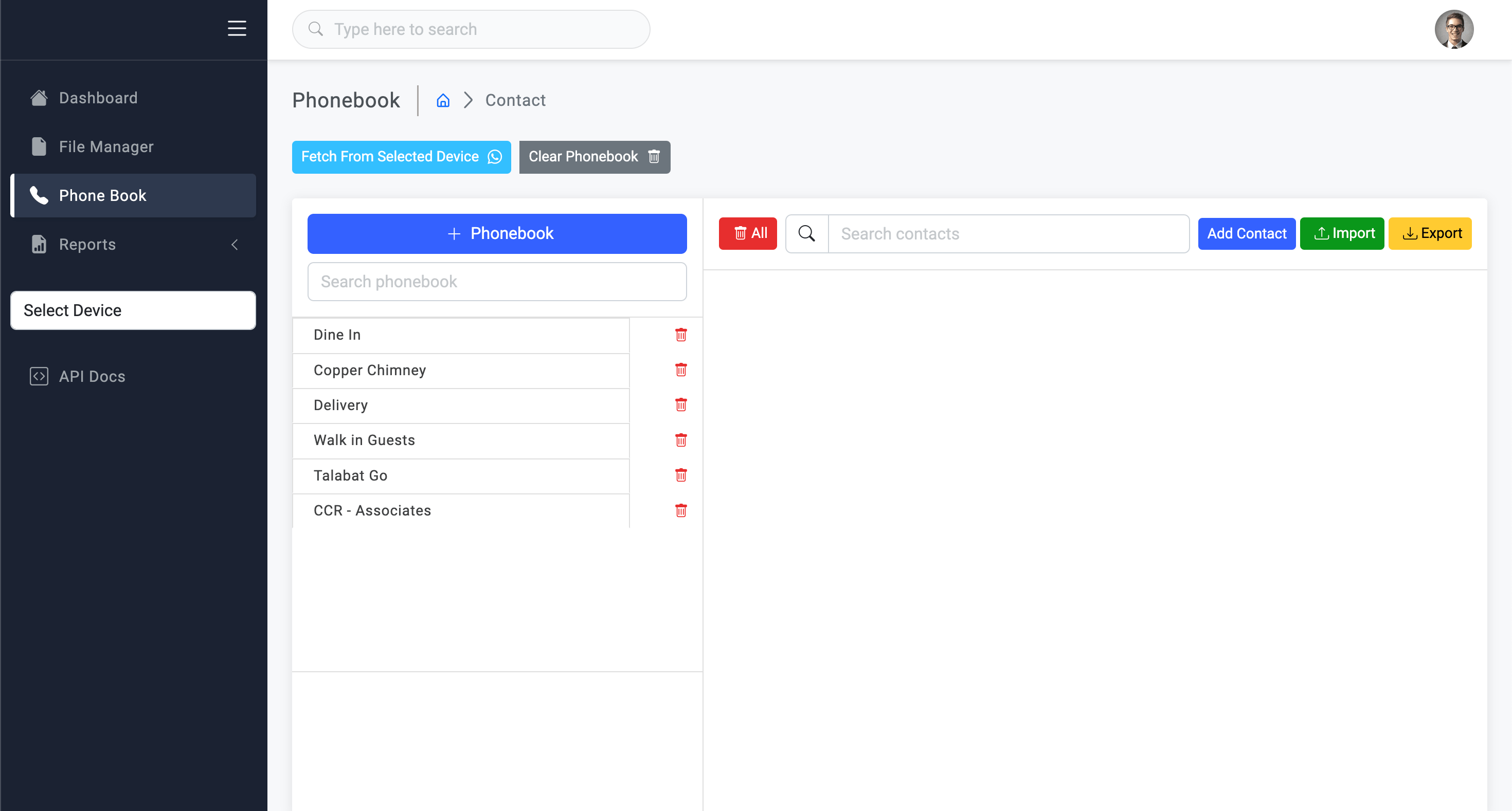 Whatsapp broadcasting platform